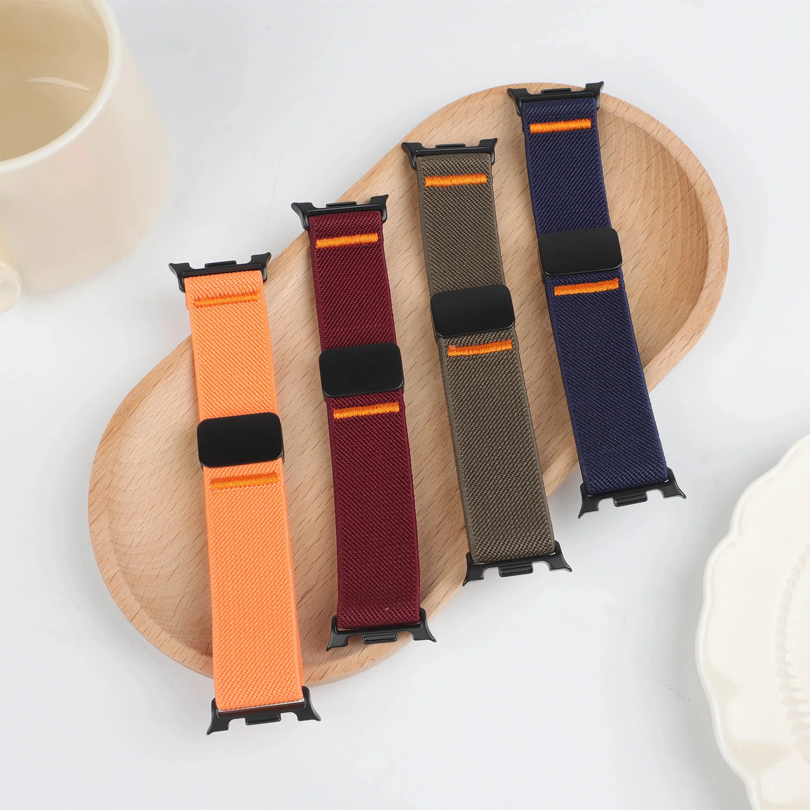 Magnetische Armbänder für Samsung Galaxy Watch 8 40 mm 44 mm Nylon-Corea-Armband für Samsung Galaxy Watch 8 Classic 46 mm Armband