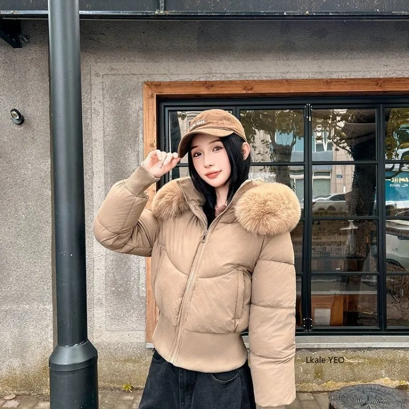 New Down Cotton Jacket 2026 Comfortable Casual Women's Winter Parka Ladies Coat Sense of Design Warm Fashion Female Jacket