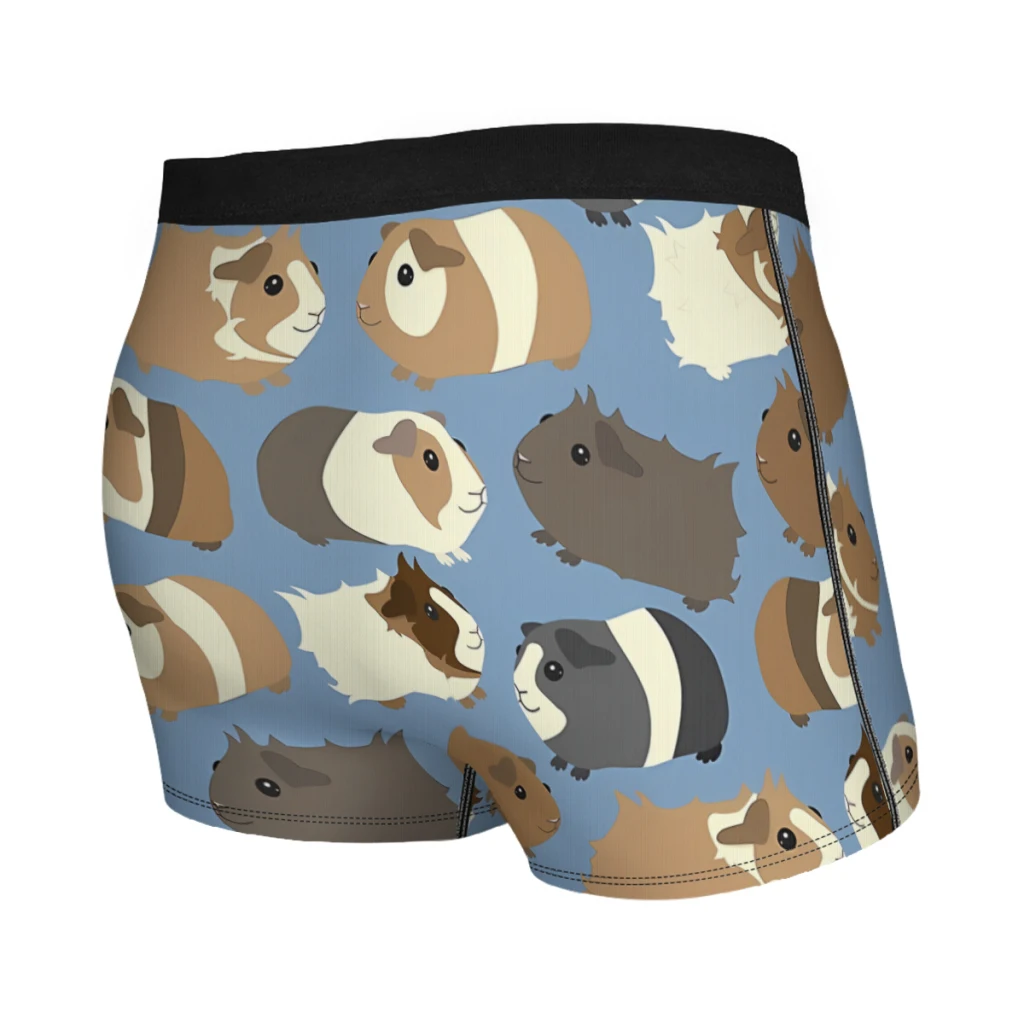 Cute Guinea Pigs Animal Underpants Cotton Panties Men's Underwear Print Shorts Boxer Briefs