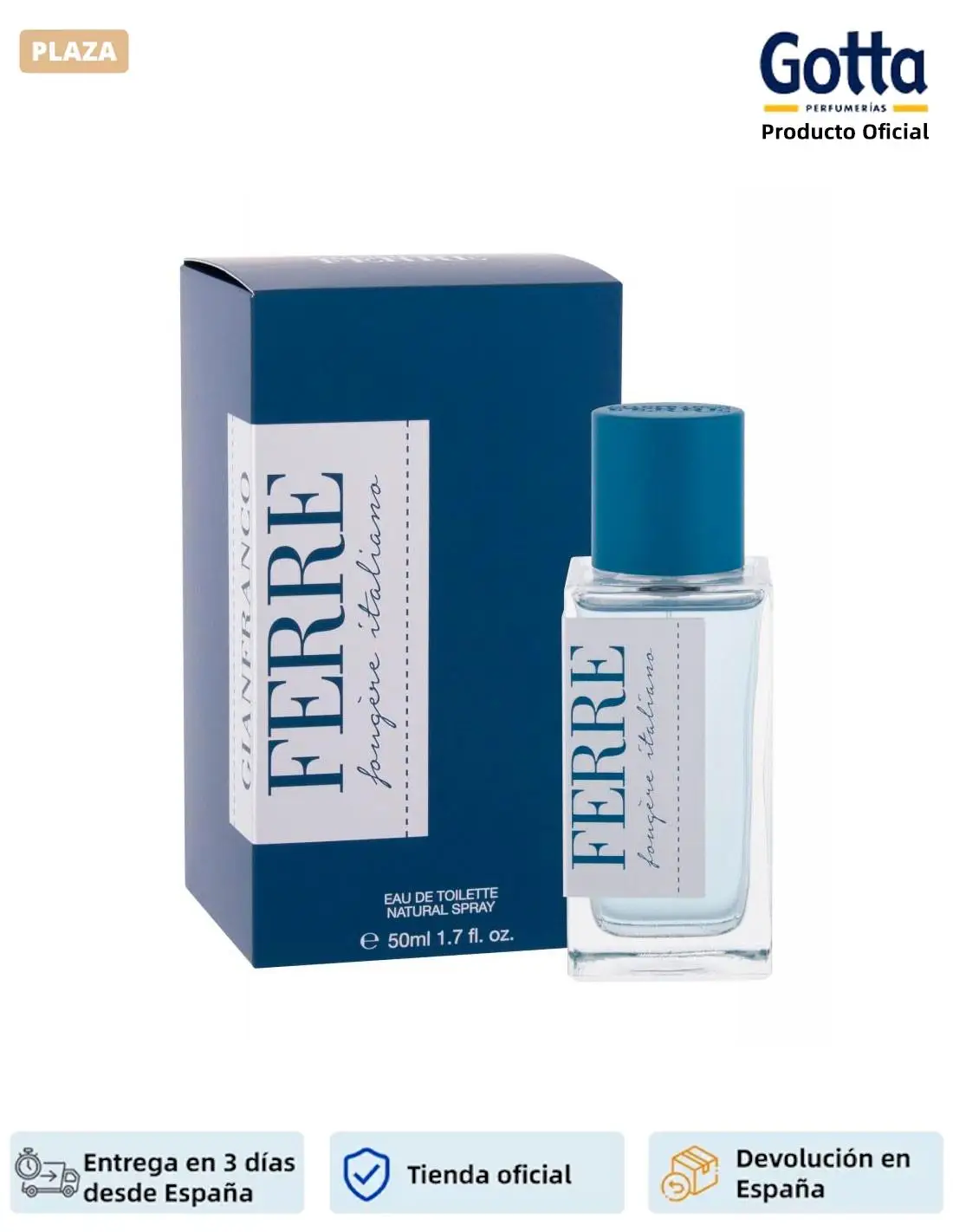 FERRE - Fougere Italian EDT - 50 ML-beauty and health, Perfumes and deodorants, colonies-Gianfranco Ferre Fougere Italian.