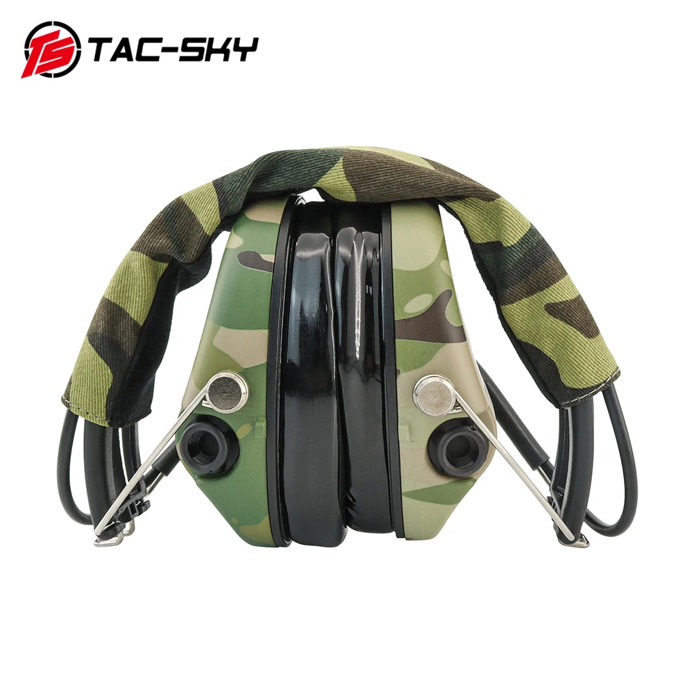 TAC-SKY Tactical Headset SORDIN IPSC Silicone Protective Earmuffs Pickup Noise Reduction Hunting Airgun Shooting Headphones