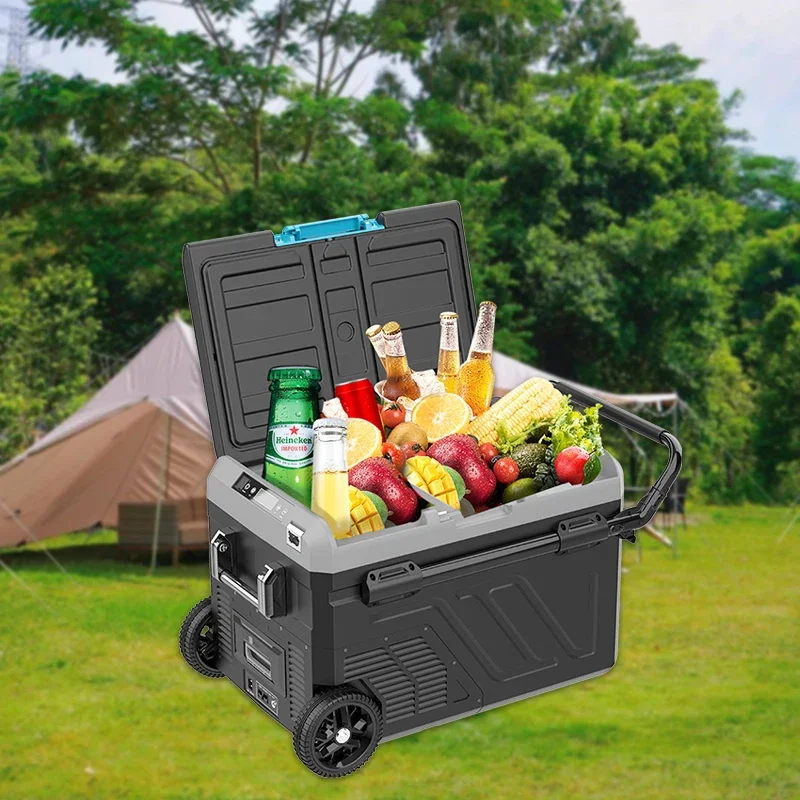 40L new mini refrigerator car dc 12v fridge cooler compressor ac car freezer camping fridge car fridge portable refrigerator