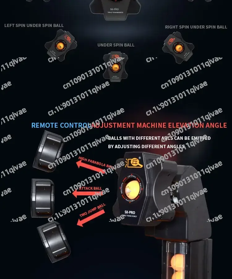Huipang S8-PRO/JT-A روبوت لتنس الطاولة يقدم آلة روبوت أوتوماتيكية بالكامل قابلة للبرمجة مدرب تنس الطاولة بينج بونج