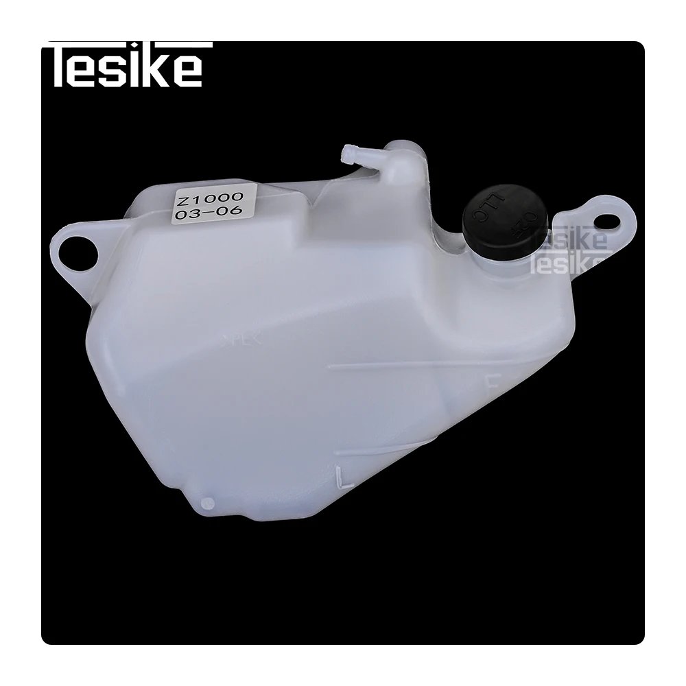 

Motorcycle Cooler Coolant Overflow Reservoir Water Tank Motorcycle Radiator Accessories For KAWASAKI Z750 2004-2006 2005 Z 1000