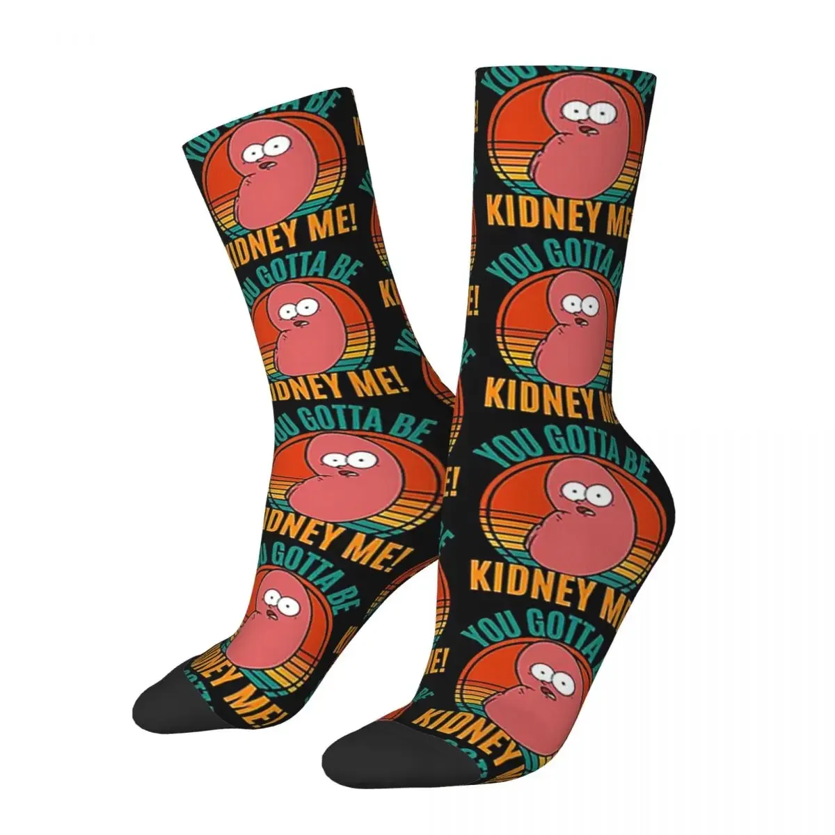 Kidney Funny Pun For A Kidney Donor You Gotta Be Kidney Me Socks Harajuku Sweat Absorbing Stockings All Season Long Socks