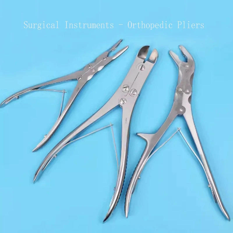 

Stainless steel double joint bone biting forceps, double bending orthopedic instruments, dental bone forceps, oral dental implan