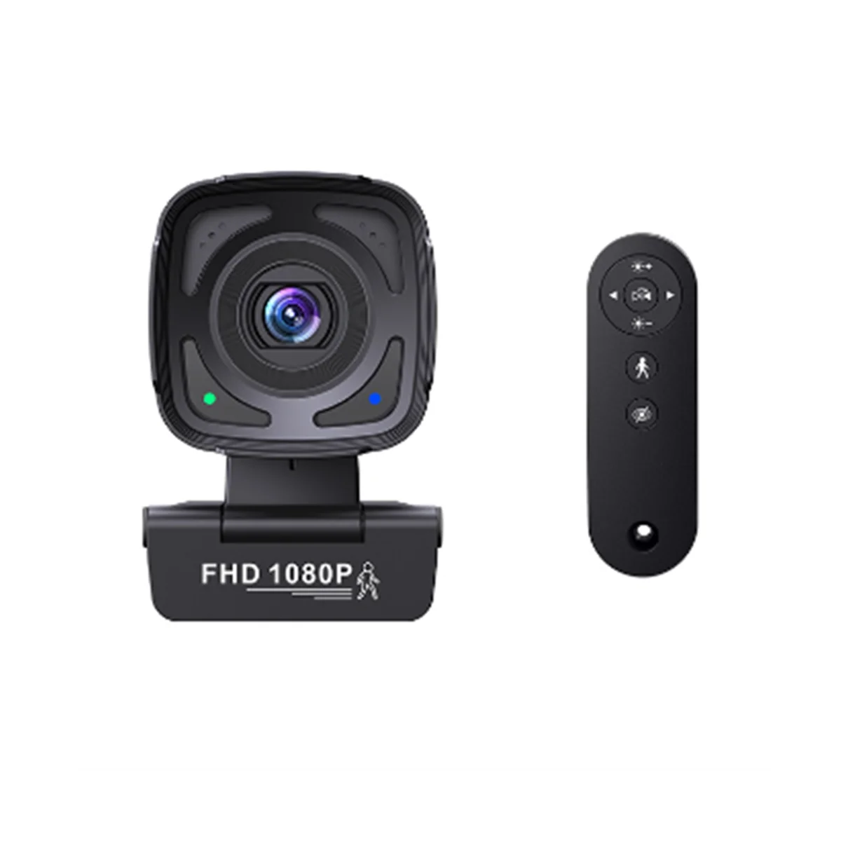 Webcam 1080P Auto Tracking Streaming Camera Mini Camera Onderwijs Webcam 1080P 30fps Webcam Met Afstandsbediening Camera