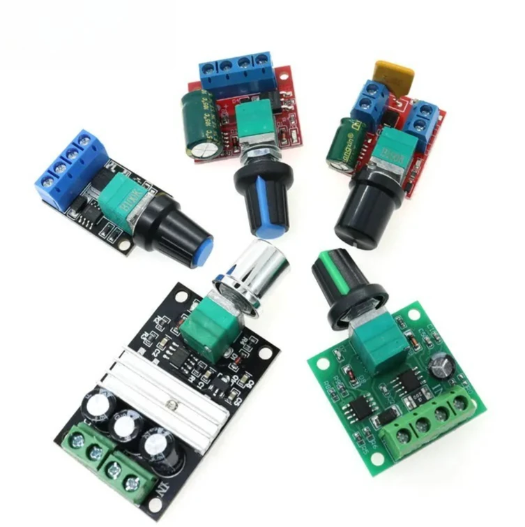 Регулятор скорости двигателя с ШИМ, регулятор скорости двигателя низкого напряжения, регулируемый модуль привода, постоянный ток 1,8–35 В, 2 А, 3 А, 5 А, 10 А, 30 Вт, 80 Вт, 90 Вт