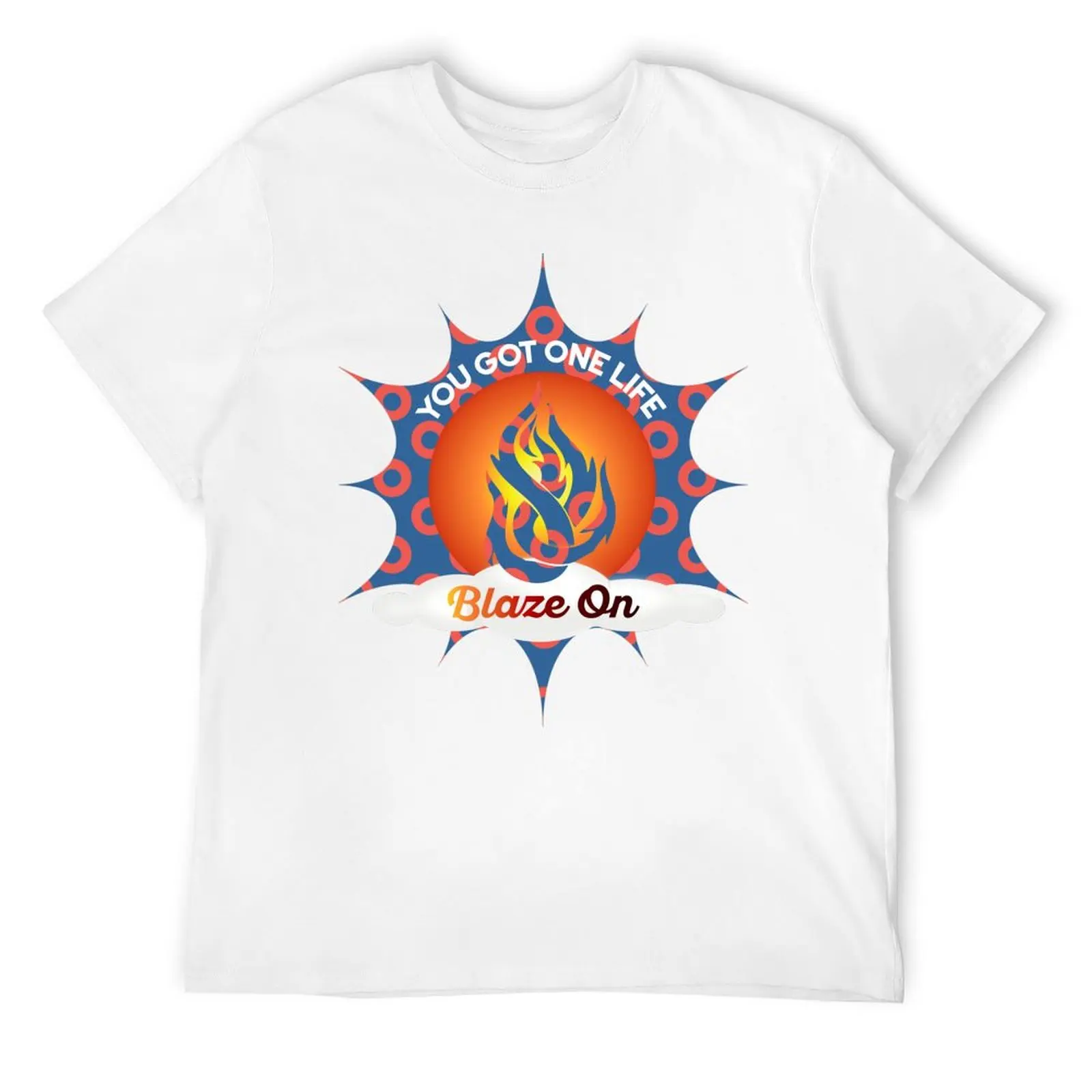 Phish Blaze On Fishman Donut - Phish Apparel and Accessories T-Shirt anime clothes anime tshirts for men