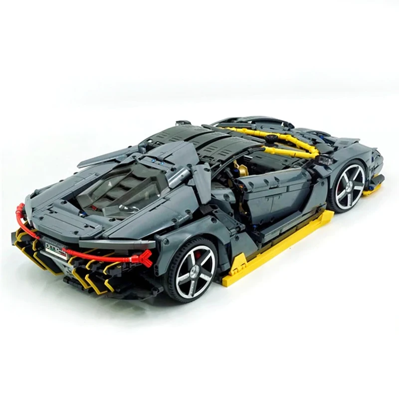 High-end MOC K1-A1 Technische Zwarte Centenario 1:8 Hypercar Model Assemblage Bouwsteen Baksteen Puzzel DIY Speelgoed Kerstcadeau Kid