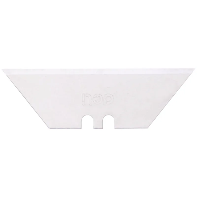 Deli 78001 trapezoidal art blade t blade SK5 material sharp wear-resistant 10 pack a box of school office supplies knife