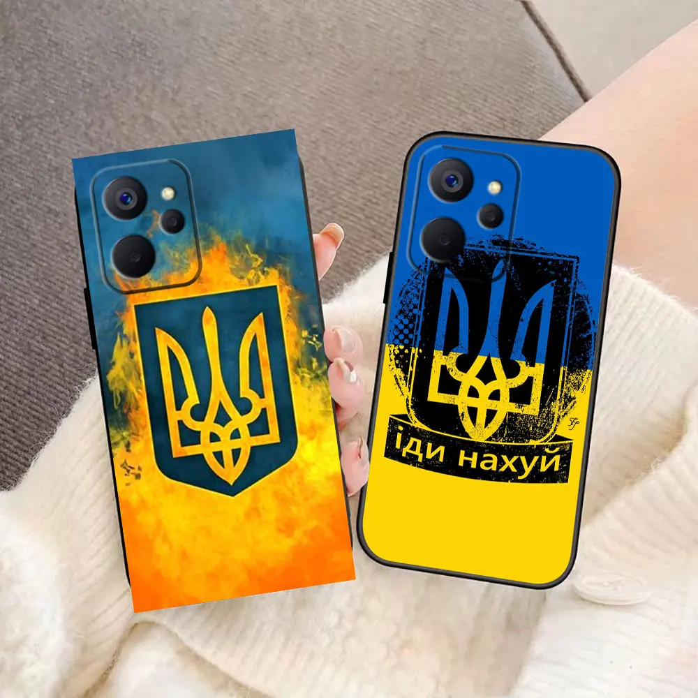 Flag Of U-Ukraine Phone Case For OPPO Realme X50 XT X 11 10 9 9I 8 8I 7 6 Pro Plus 5G Case Funda Coque Shell Capa Cover