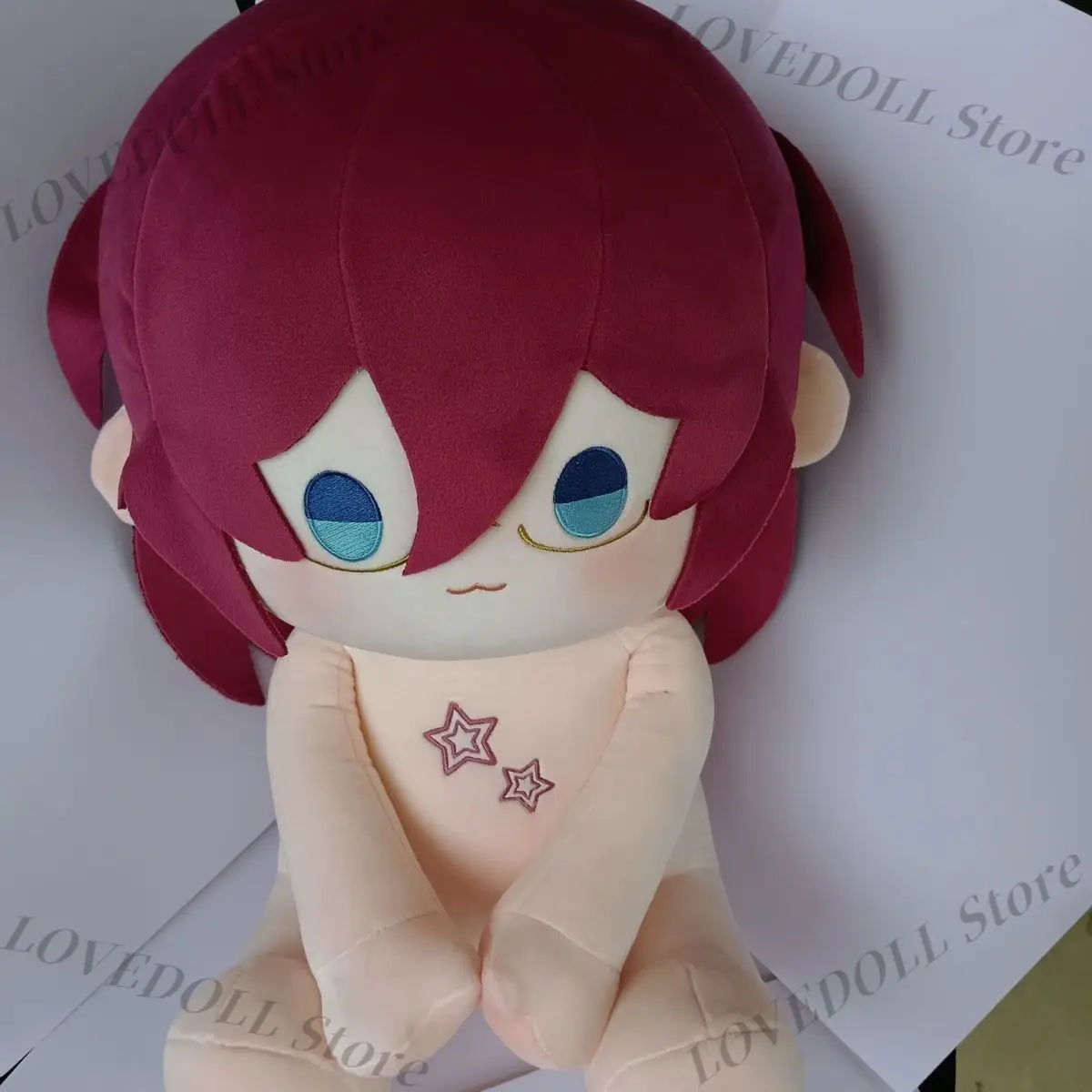 

Anime Role SAEGUSA IBARA Cosplay Soft Plush Doll Body Dress Up Stuffed Toys Sitting Posture Figures Pillow Xmas Gift 40CM