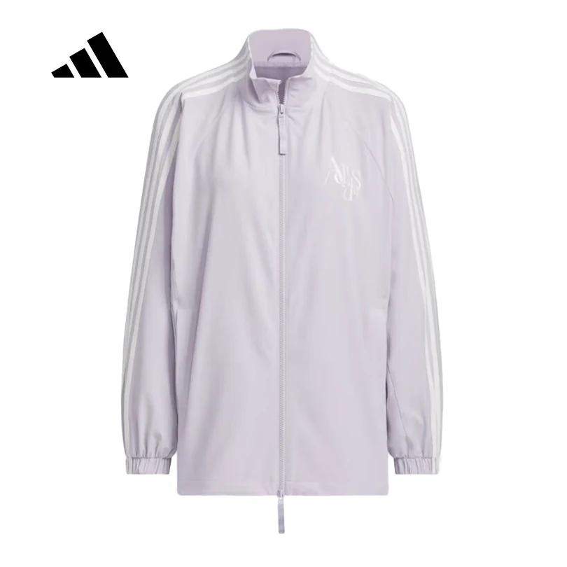 

Женская осенняя новая ветрозащитная спортивная куртка adidas с воротником-стойкой JI9767