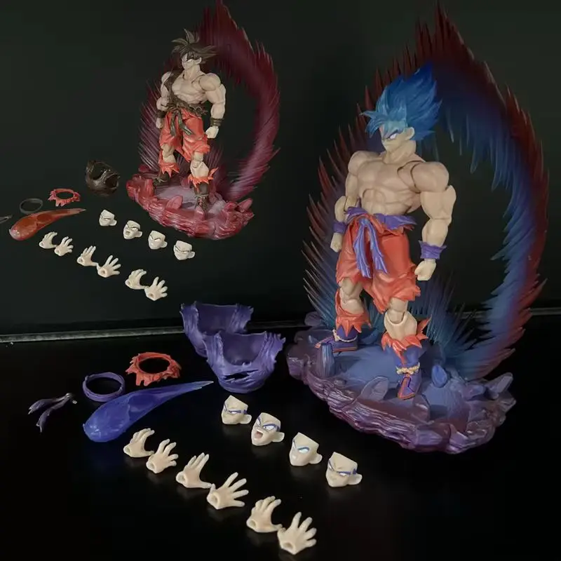 2025 جديد لعبة دراغون بول Z الشكل اللعب سون جوكو Shf أرقام 1/12 مقياس سوبر سايان سون جوكو عمل تمثال لعب الأولاد هدايا عيد الميلاد #1