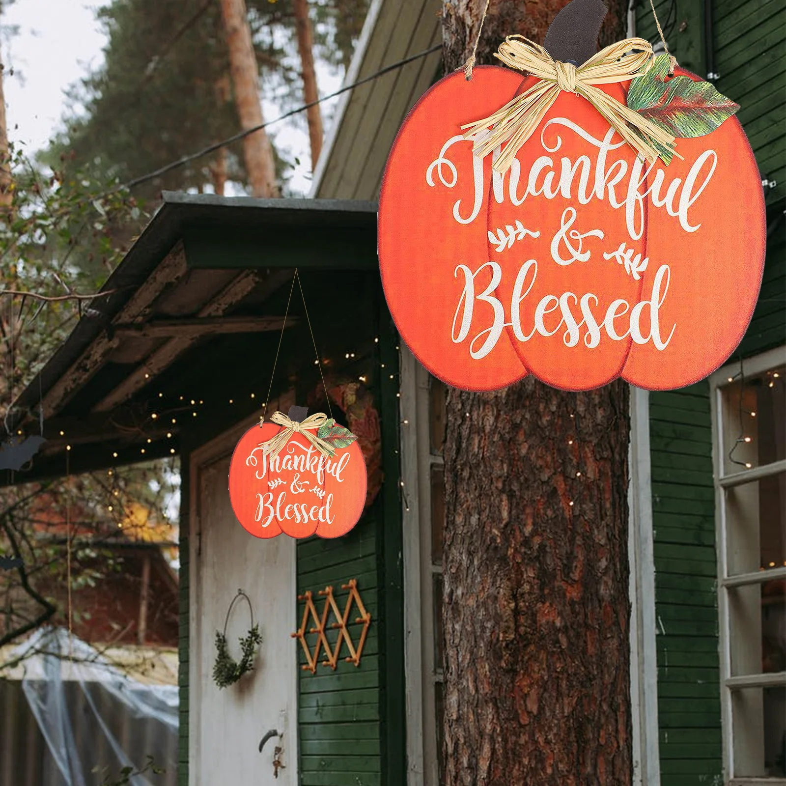 

10Pcs Wooden Pumpkin Blank Chips DIY Craft Supplies Halloween Decorations for Living Room Bedroom Craft