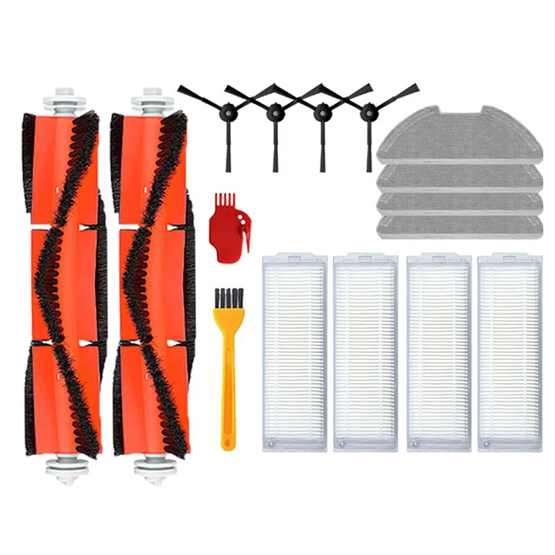 

Сменные запчасти (фильтр HEPA, салфетка для мытья, основная и боковые щетки) для робота-пылесоса Xiaomi Mi Robot Vacuum-Mop 2 Pro/Lite MJST1SHW MJSTL-A54Q (как показано на фото)