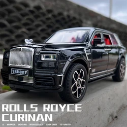 1:24 Rolls Royce Cullinan MASORY SUV Alloy Model Car Toy Diecasts Metal Casting Sound and Light Car Toys For Children Vehicle