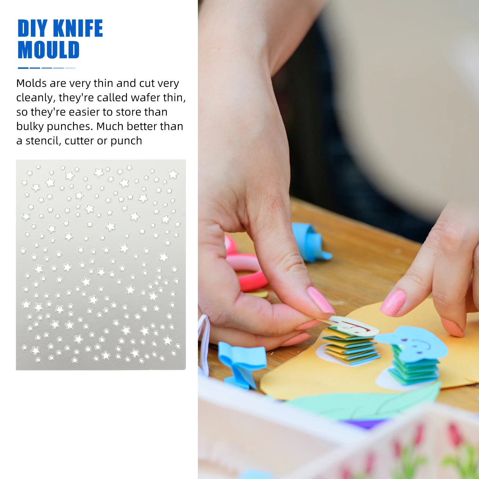 

Star Shape DIY Knife Mould Child Scrapbook Cutting Carbon Steel Dies Card Making