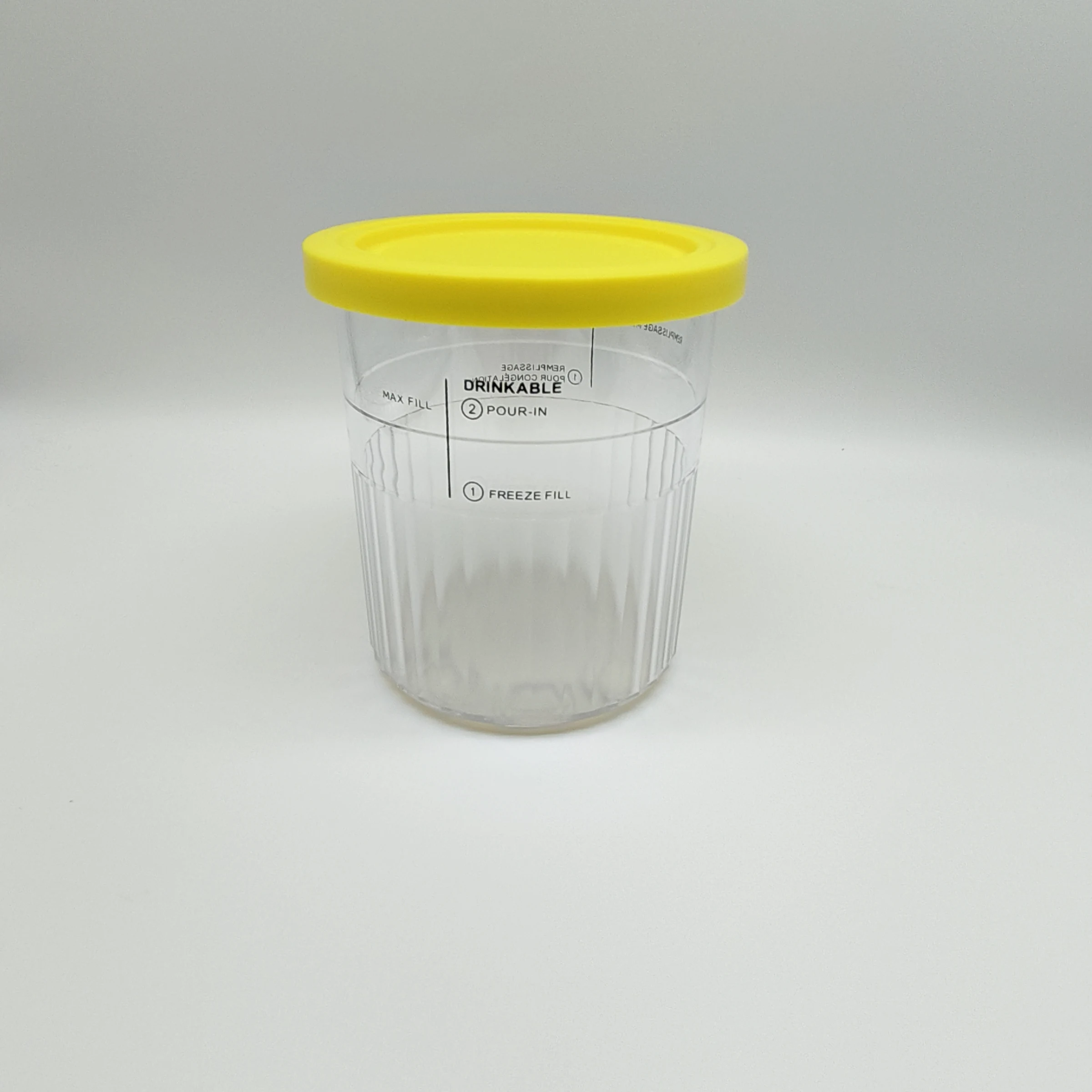 Ersatz-Deckel-Set für Ninja NC500 NC501 Creami Deluxe Eiscreme-Behälter Familienformat Gefrorene Joghurt-Aufbewahrungsbecher – Detail 6