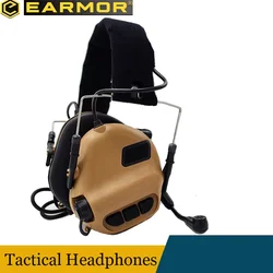 EARMOR Tactical Headset M32 Shooting, Hunting Tactical Communication Headset Electronic Hearing Protection Hunting Earmuffs