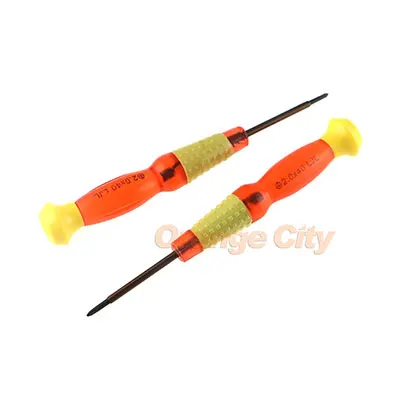 10 stücke Für PS2 2,0mm Kreuz Kopf Präzision Schraubendreher + schraube fahrer Handy DIY Öffnung Werkzeug für ps2 ps3 Controller