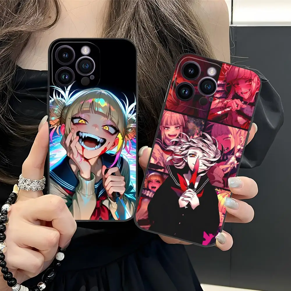 

Чехол для телефона My Hero Academia Himiko Toga для iPhone 17, 16, 15, 14, 13, 12, 11 X XR XS 8 7 Pro Max Plus, мини-цветный защитный роскошный чехол