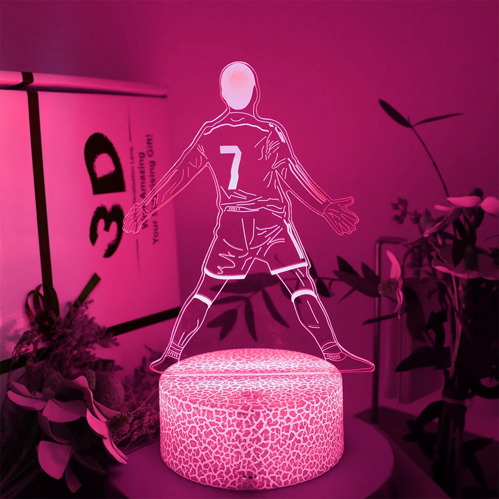 LED Table Lamp Bedroom Decoration Lamparas de Mesita de Noche Acrylic 16color Touch Remote Control Night Light Room Decor Gifts