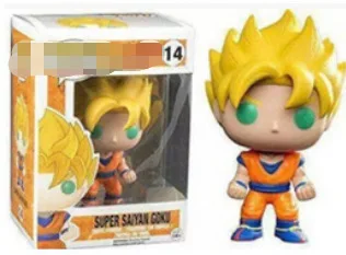 Funko Pop Dragon Ball Аниме Фигурка Сон Гоку Вегета Фигурка Коллекция Dbz Q Версия Piccolo Buu Cell Pop Модели Игрушки Рождественский Подарок