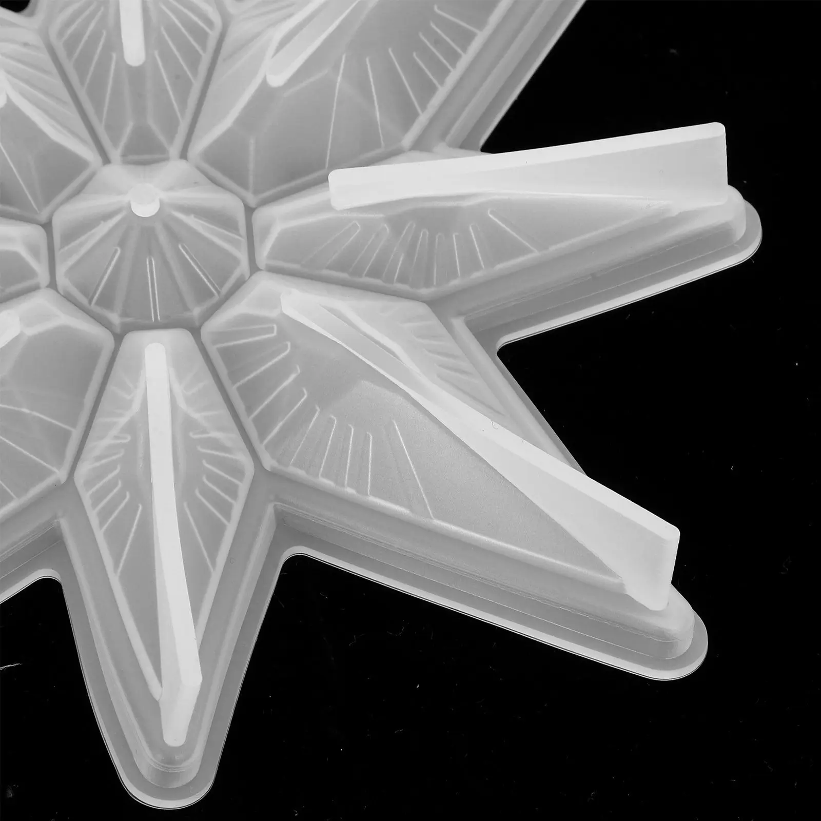 

2Pcs Silicone Mold Star Shaped Resin Molds Christmas Ornament Mold DIY Crafting Tool for Pendant Wall Hanging Decor