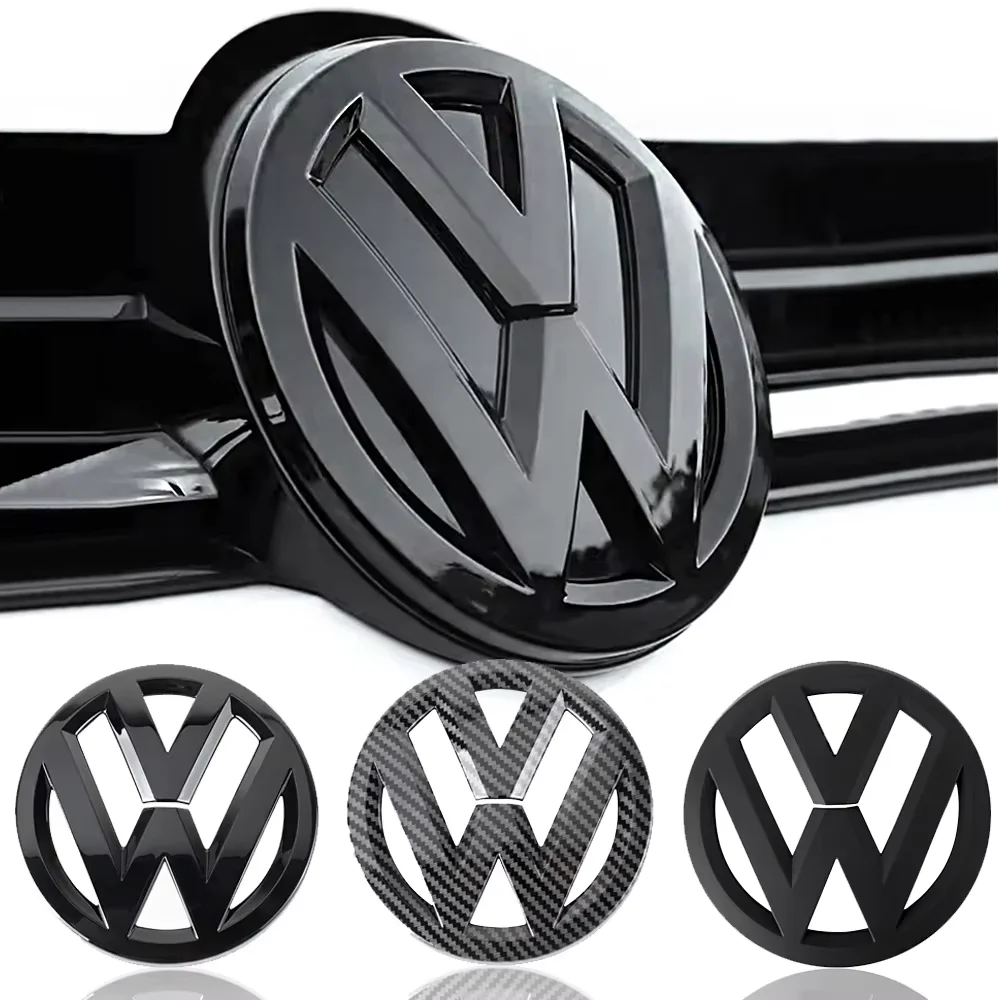 Gloss Black Replacement 135mm Front Grill emblem or 110mm Rear Trunk Lid Car badge for volkswagen Golf MK6 2009 2010 2011 2012