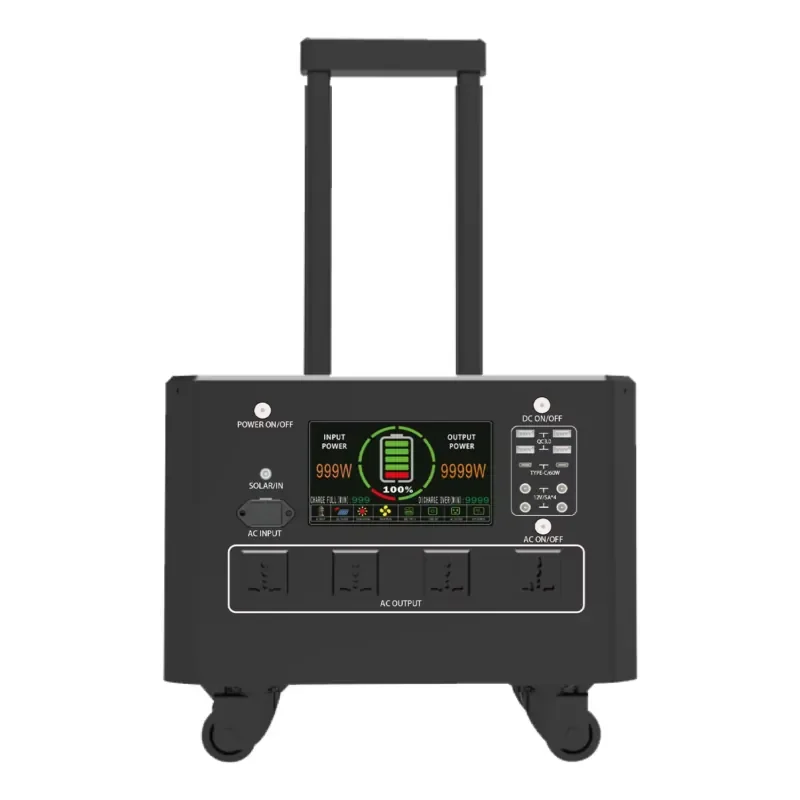 

3.5kW 2.3kWh Portable Solar EV Charger for GB/T Type1 Type2 EVs with Battery Wheels