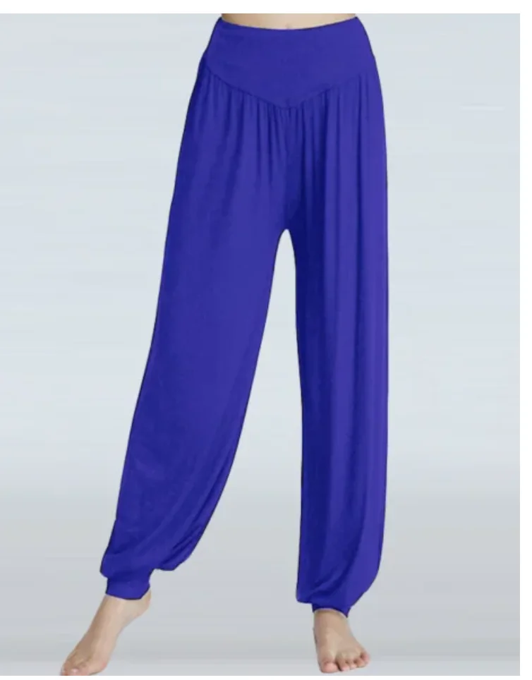 1pcs/lot Women Lady Harem pants modal solid Long Pants Belly Dance pants Boho Wide Trousers