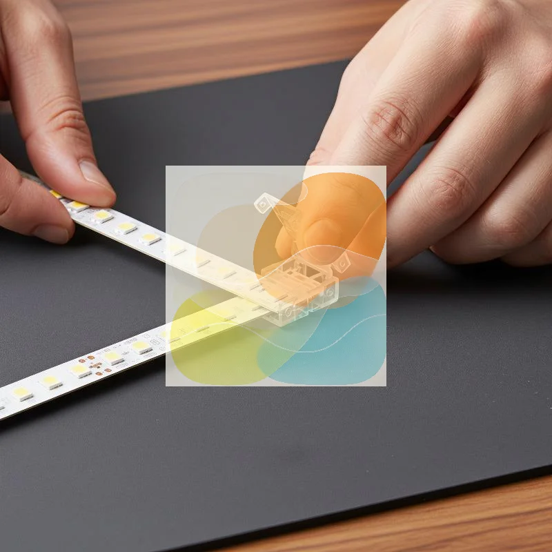 Easy Setup LED Light Strip Connectors 10Pcs Solder Free Hand Pressed 2/3/4P for Corridor LED Lighting Renovation Works