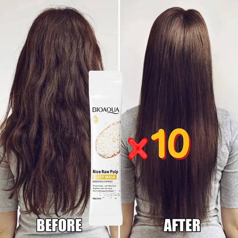 Maschera magica per capelli alla cheratina 5 secondi Ripara i capelli crespi danneggiati Morbido liscio lucido Riso Nutrizione Idratante Nutrire Cura dei capelli