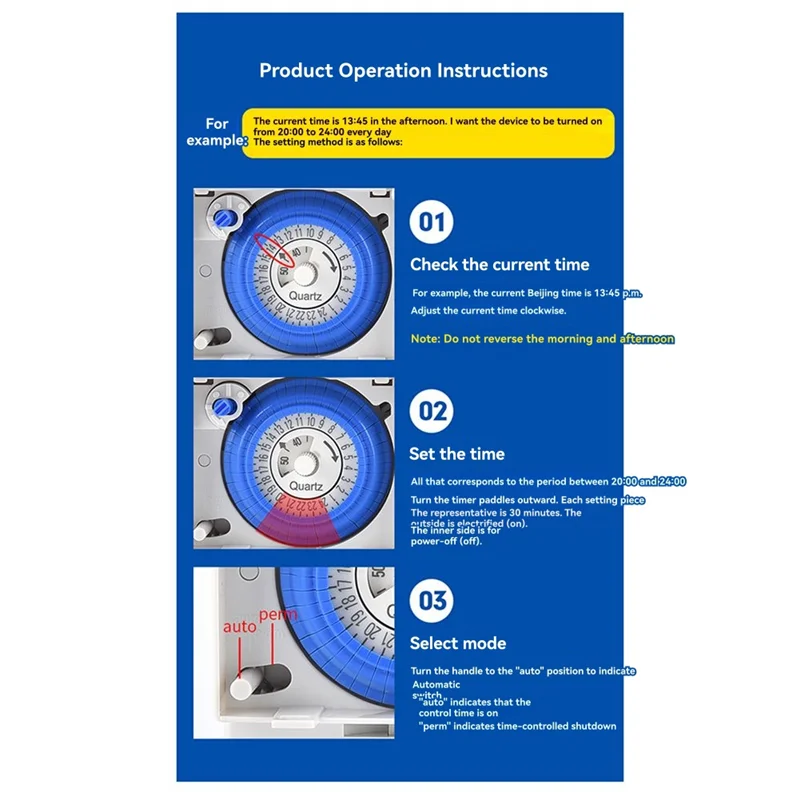 

Sul181h Аналоговый механический таймер на DIN-рейку AC110V-230V 30 минут Программируемый 24 часа-AS97