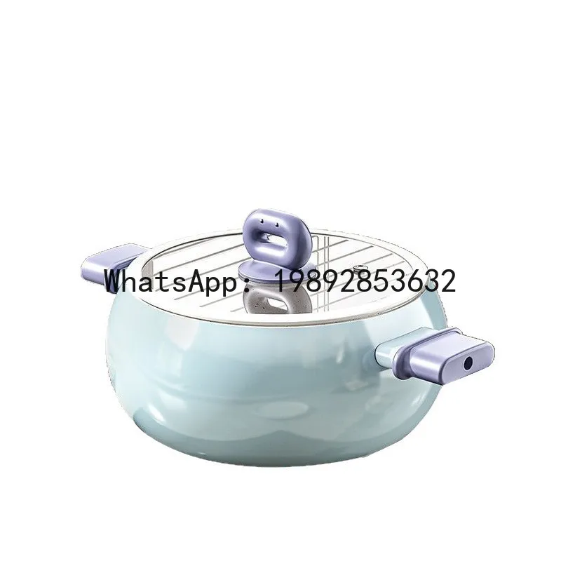 

PYJ ceramic glazed big belly soup pot non-stick zero fluoride binaural saucepan