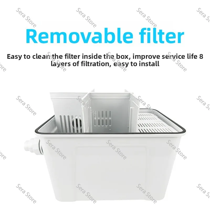 Ceramic Sedimentation Tank Sewage Filtration Box Dental  Sedimentation Tank Filter Gypsum Powder Collector