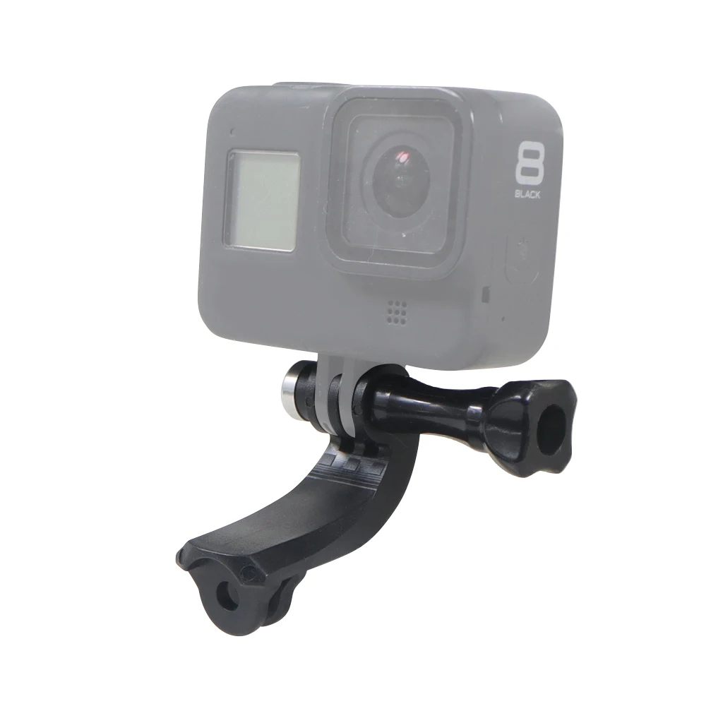 Helmet Chin Extension Mount Adapter Vertical Shooting Bracket for GoPro 13 12 Insta360 X5 DJI OSMO 360 Action Camera Accessories