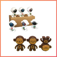 5Pcs Cute Mini Tumbler Monkey or Astronaut Decoration Treat Kids Birthday Guest Gifts Funny Gift Party Living Room Desk Decor