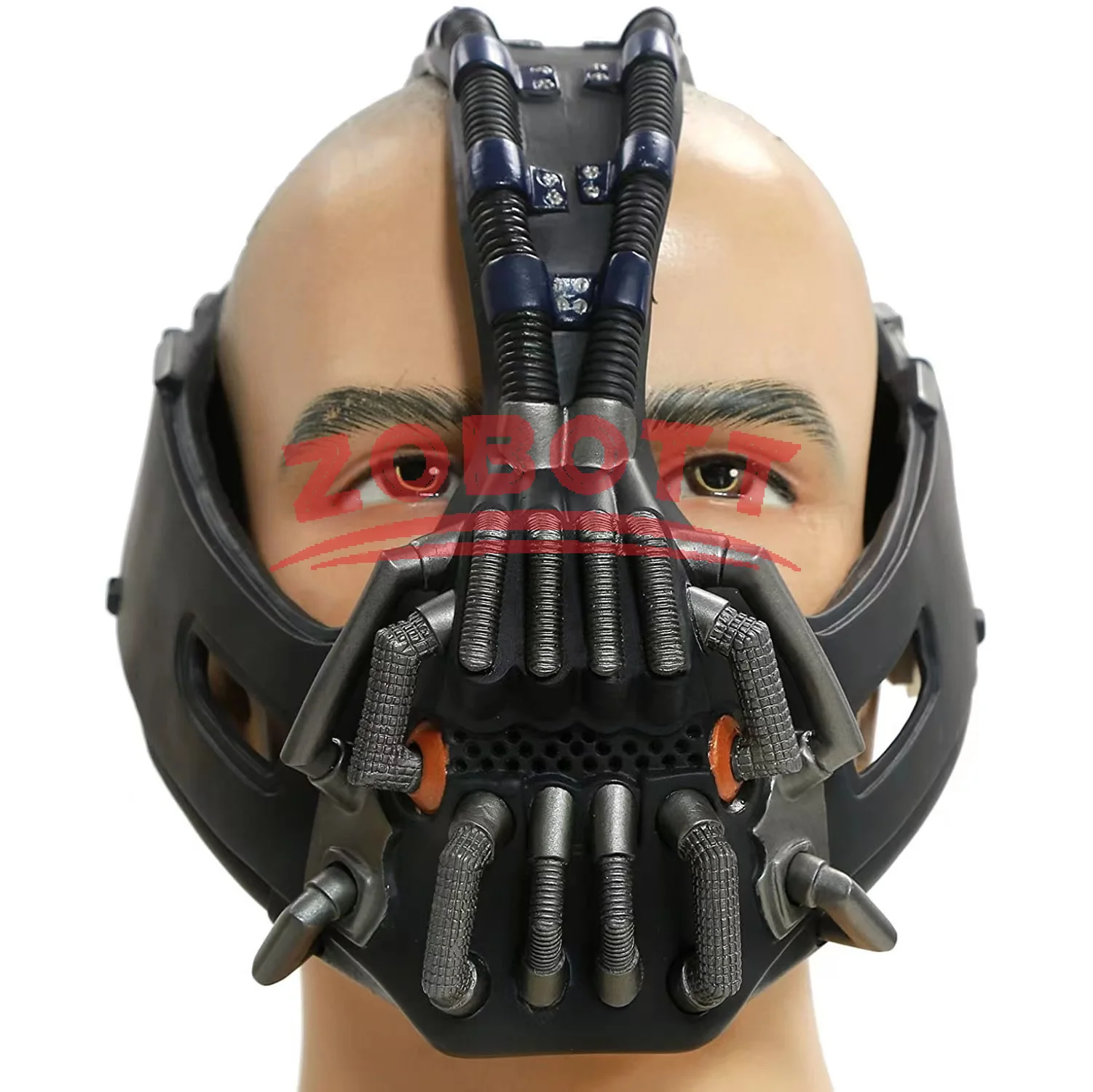 

Bane mask Bat Dark Knight Men's Horror Funny Latex Mask Halloween Costume Ball Bane Helmet