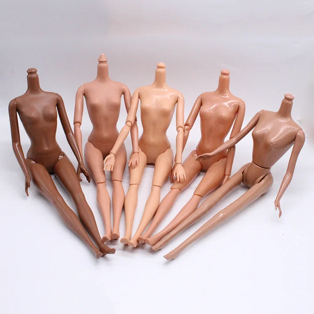 30cm African Doll\'s Body 5/11/13/20 Joints Body Dark Skin Children\'s Pretty Girl Toy