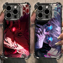 Jujutsu Kaisen Gojo Satoru New Plating Case For Xiaomi Redmi 13C 14C 12C 10C 9A K50 Note 13 12 11 10 4G 5G Shockproof Anti Fall