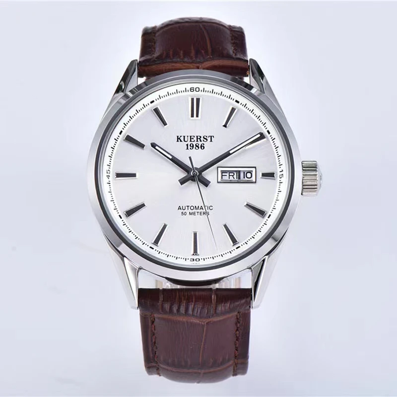 KUERST LLarge Dial automatic Mirror PolarizedCalendar Fashion Trend Watch