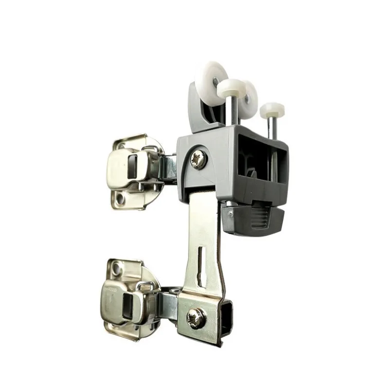 

WIN770 One-Touch Folding Door Roller, Smooth Press-to-Open Sliding System for Wardrobes