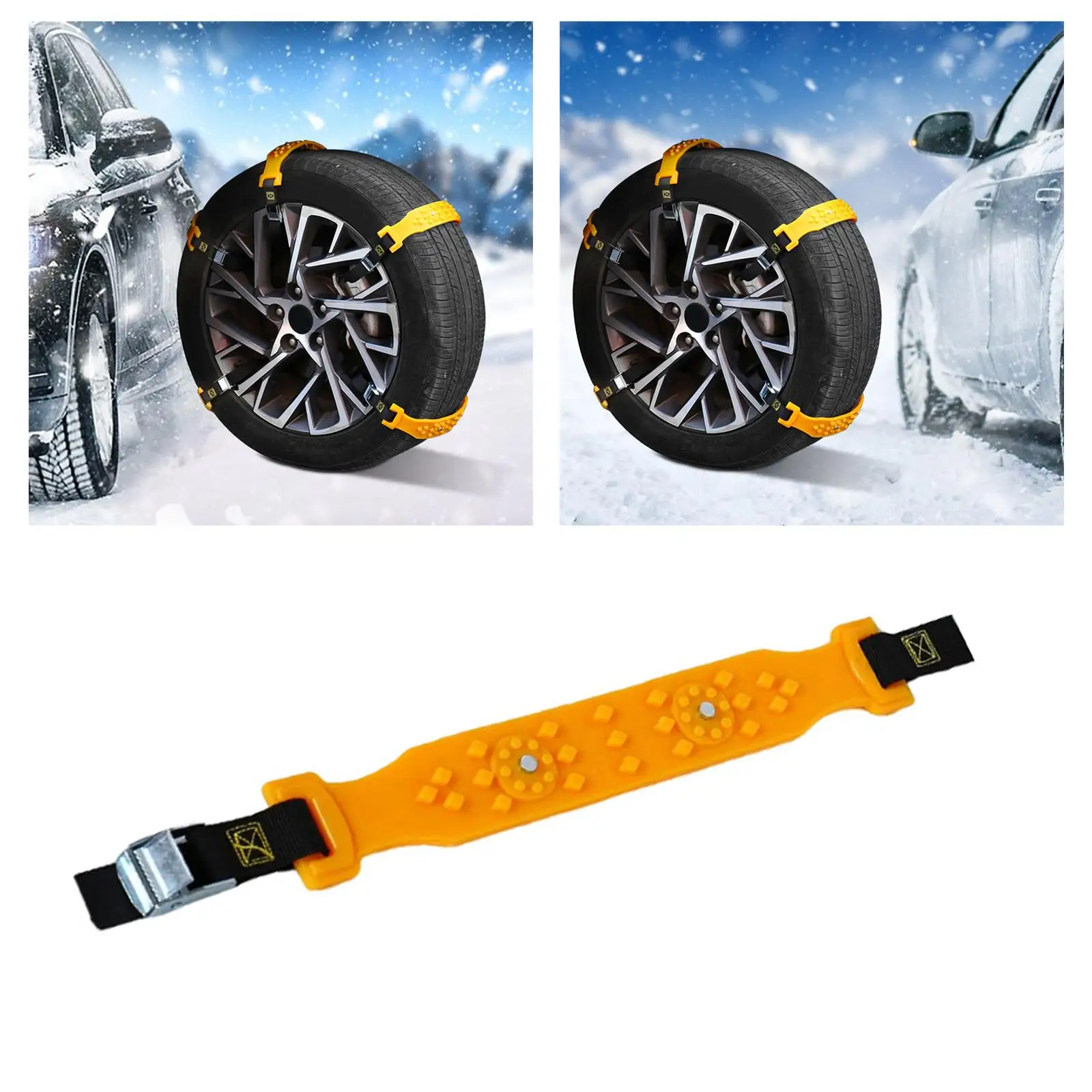 Car Chain Tire,Traction Chain,Anti Skid Mud Chain Snow Chain Emergency Strap for Automotive Sand Outdoor Sports Vehicles