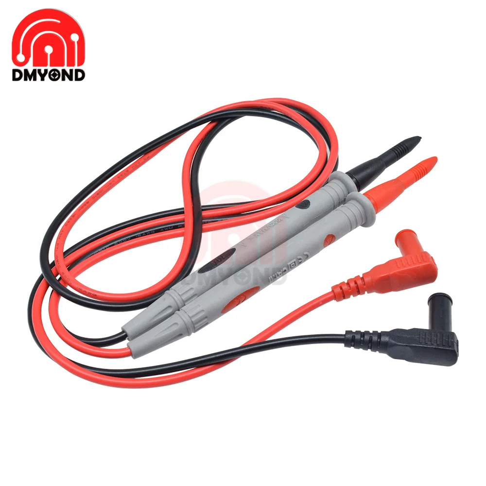 1Pair Digital Thin Tip Needle Multimeter 1000V 10A 20A Multi Meter Test Lead Probe  Wire Pen Cable Multimeter Tester Universal