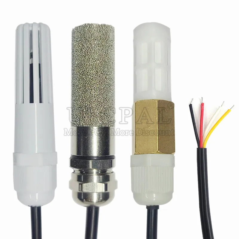 

Temperature Humidity Sensor Probe Cable Waterproof SHT30 1M Length -40 to +125 RS485 Output Standard MODBUS RTU Protocol