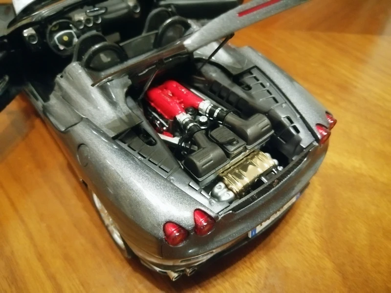 BBR 1:18 F430 Spider Gray Simulation Limited Edition All Open Alloy Metal Static Car Model Toy Gift