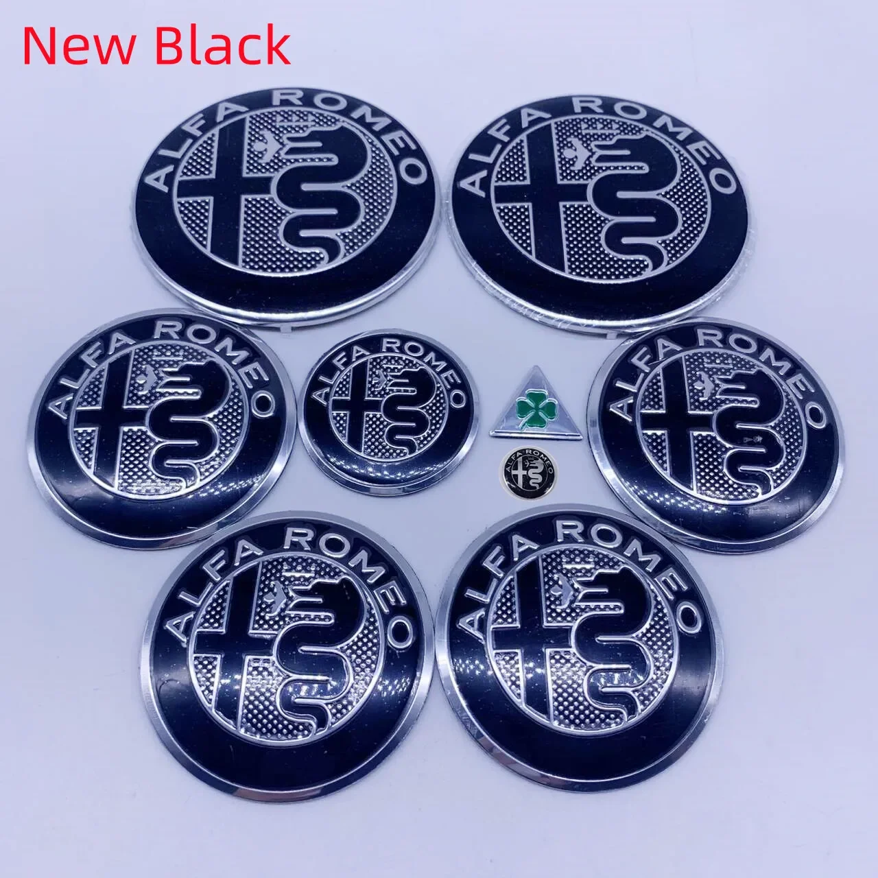 

Car Sticker Alfa Romeo 1set 9pcs For Alfa Romeo 156 159 166 149 GT CAR Logo 74mm Hood Trunk Wheel Center Cap Emblem Brera Spider
